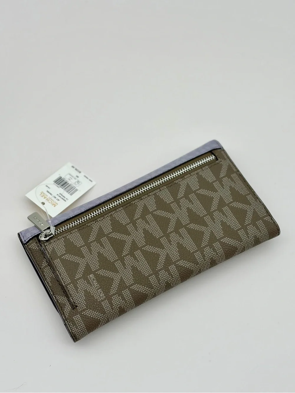 Michael Kors Jet Set Travel Trifold Wallet Lilac Multi